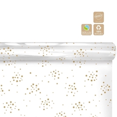 Christmas Celloph.roll 70cm 50m Starry Clayrton