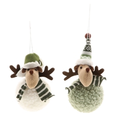 Christmas Deco Hanging Reindeer 18cm