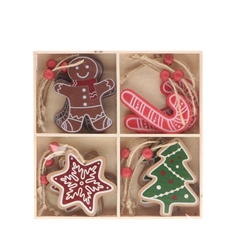 Christmas Hanging Deco Christmas 8cm X12