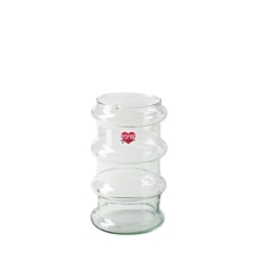 Glass Vase Eco Tons Love D09*15cm