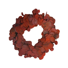 Preserved Wreath D35cm Eucalyptus Popul.