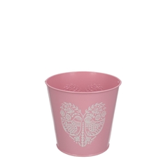 Love Zinc Pot Lovebird D12.5*11.5cm