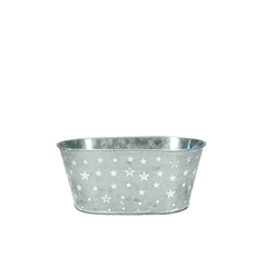 Christmas Zinc Nigel Tray 20.5*15*12.5cm