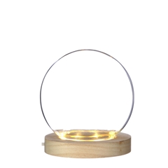 Glass Cloche Led Ball D13*12cm