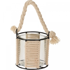 Candlelight Glass Rope D12*12.5cm