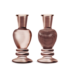 Glass Bottle Candle D05.5*12cm Ass.