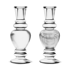 Glass Bottle Candle D06*16cm Ass.