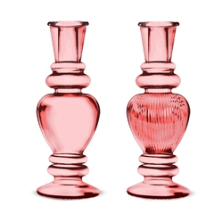 Glass Bottle Candle D06*16cm Ass.