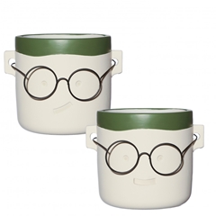 Ceramics Harry Pot D12/15*11.5cm Ass.