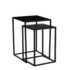 Homedeco Table Goa S/2 D25/30*36/42cm