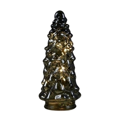 Christmas Led Tree Glass D09.5*21.5cm