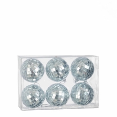 Christmas Bauble Mirrow Ball 60mm X6