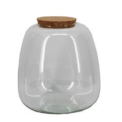 Glass Terrarium Eco Nana D10/19*20cm