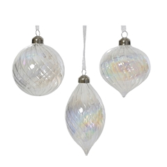 Christmas Bauble Ball Deco Glass 80mm