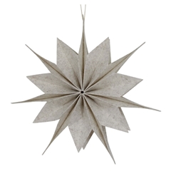 Christmas Hanging Star Felt D40*7cm