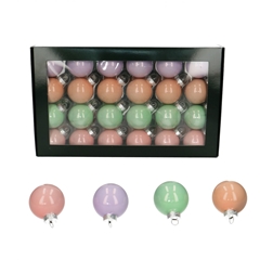 Christmas Bauble Ball 40mm Pearl X48