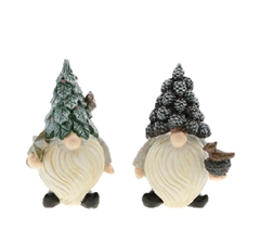 Christmas Deco Gnome 9*6*13.5cm Ass.