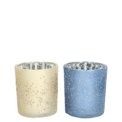 Christmas Tea Light Glitter D07*8cm