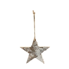 Christmas Natural Hanging Star 15cm