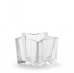 Christmas Tea Light Holder Star D10.5*6cm
