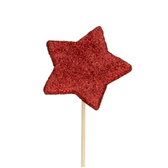 Christmas Sticks 50cm Star Glitter D07cm