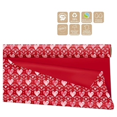 Love Cellophane Roll 80cm 25m Amara Clayrton