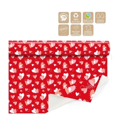 Love Cellophane Roll 80cm 40m Flamme Clayrton