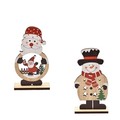 Christmas Deco Snowman 7*2.5*13.5cm