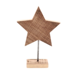 Christmas Natural Deco Star D20*29cm
