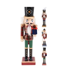 Christmas Deco Nutcracker 10*8*39cm Ass.
