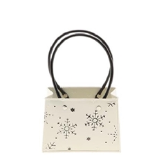 Christmas Zinc Baggy Tray 15*7*11.5cm