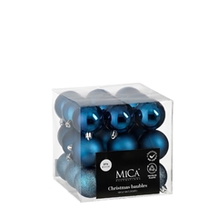 Christmas Bauble Ball Plastic 60mm X27 Ass.