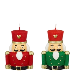 Christmas Candle Nutcracker D06*9cm