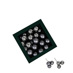 Christmas Bauble Ball/wire 40mm Combi X36
