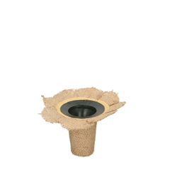 Bouquetholder Jute Flower D20*12cm