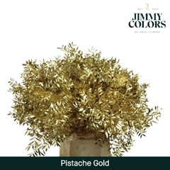 Pistacia Painted Metallic Gold + Glitter 40cm