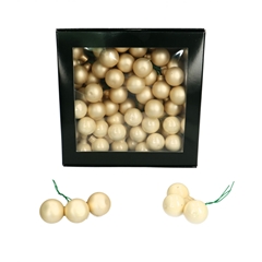 Christmas Bauble Ball/wire 25mm Combi X144