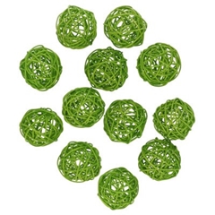 Decoration Rattan Ball 6cm X12