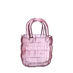 Glass Handbag Vase Marais 14*9.5*22cm
