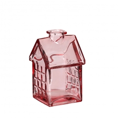 Glass Bottle House D02/7*12cm