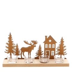Christmas Tea Lighth. Reindeer 30*7*15cm