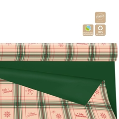 Christmas Roll 80cm 25m Duo Mat Glasgow Clayrton
