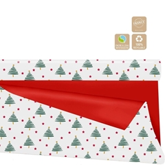 Christmas Roll 80cm 25m Duo Mat Alberi Clayrton