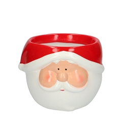 Christmas Ceramics Pot Santa D16*12cm