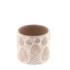 Christmas Ceramics Cone Pot D14*13cm