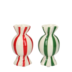 Christmas Ceramics Candy Vase D6*11.5cm X2