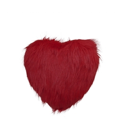 Love Deco Hanging Heart Fluffy D17cm