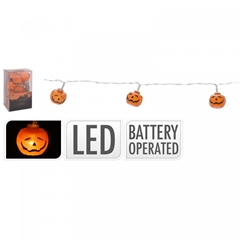 Halloween Led Garland Pumpkin 150cm 12L