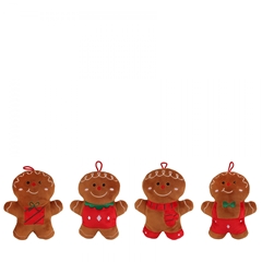 Christmas Deco Gingerbread Man Pluche 20cm