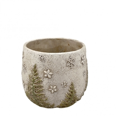 Christmas Ceramics Xmas Pot D17.5*16cm